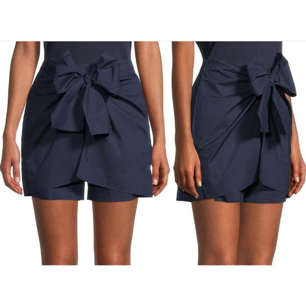 Rebecca Taylor Navy Bow Shorts